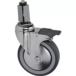 Swivel castor w/brake
