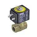 Solenoid valve 2 -ways 230 VAC connection 1/4" L 40 mm DN 3 mm slide-on receptacle DIN