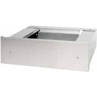 SOKKEL, LUKKET H190MM SØLV, FRONT SST, F