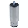 Equipment foot thread M8 tube ø 38mm SS H 82-100mm size 1 1/2" WS 29 thread L 15mm