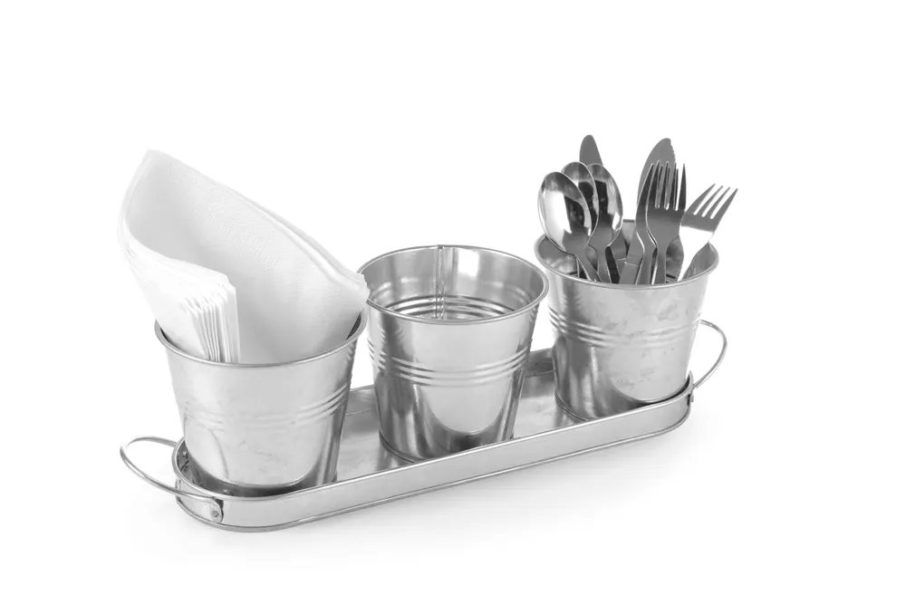 Vis Display – 3 buckets with a tray, HENDI, 415x130x(H)125mm, bilde 6