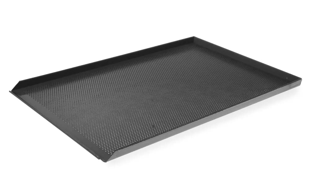 Tray, perforated, non-stick, 3 rims, HENDI, 600x400mm, Rectangular