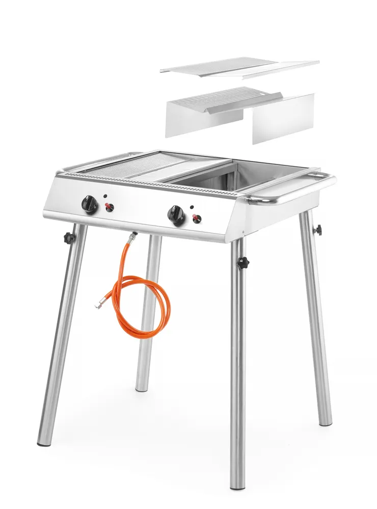 Vis Xantos Gas grill, HENDI, 9,5kW, 770x710x(H)870mm, bilde 4