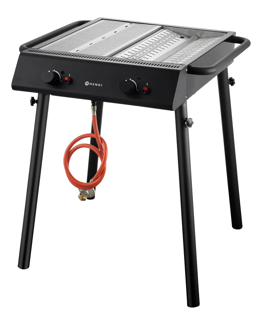 Vis Xantos Black Gas grill, HENDI, Black, 9,5kW, 770x710x(H)870mm, bilde 2