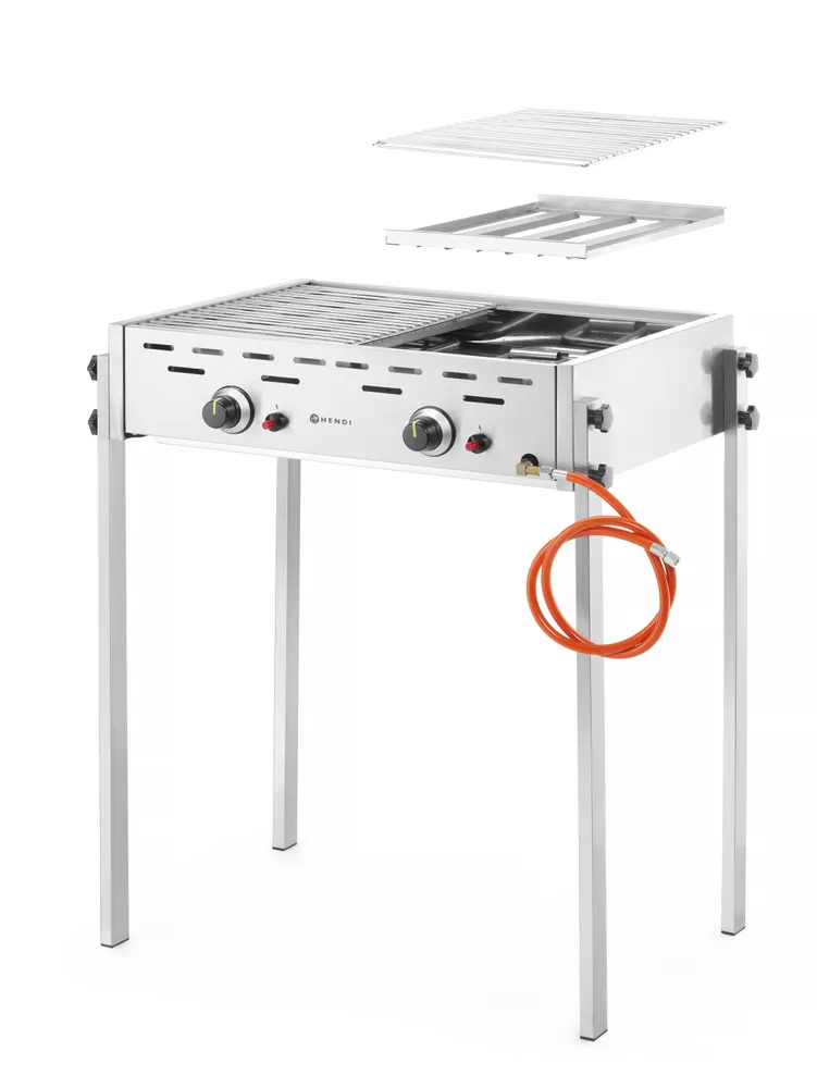 Vis Roast-Master Pro Gas barbecue, HENDI, 11,6kW, 790x560x(H)900mm, bilde 5
