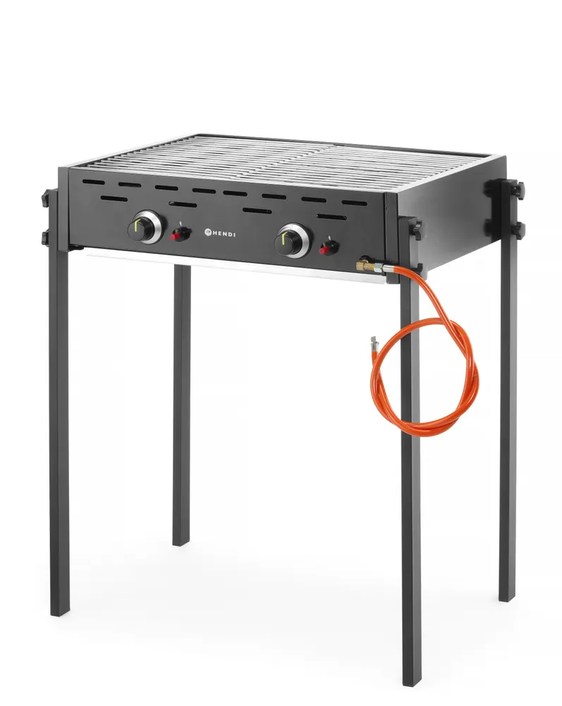 Vis Gas Grill Roast-Master Pro Black, HENDI, Black, 11,6kW, 790x560x(H)900mm, bilde 2