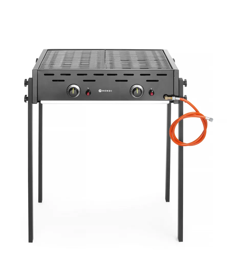 Vis Gas Grill Roast-Master Pro Black, HENDI, Black, 11,6kW, 790x560x(H)900mm, bilde 4