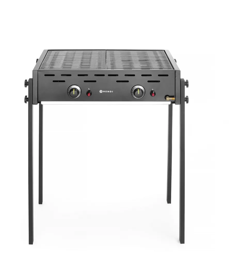 Vis Gas Grill Roast-Master Pro Black, HENDI, Black, 11,6kW, 790x560x(H)900mm, bilde 3