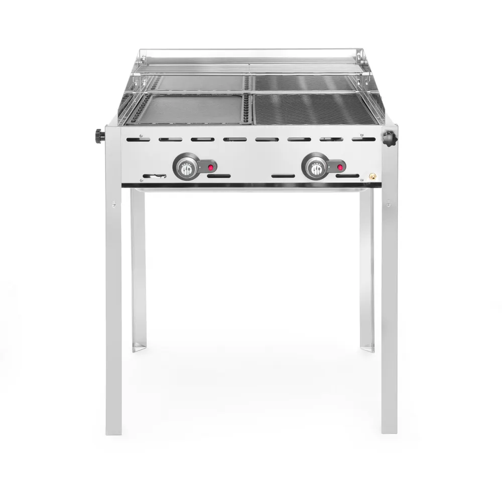Vis Green Fire with 2 burners, HENDI, Profi Line, 2x GN 1/1 barbecue grids, 11,6kW, 740x612x(H)825mm, bilde 6
