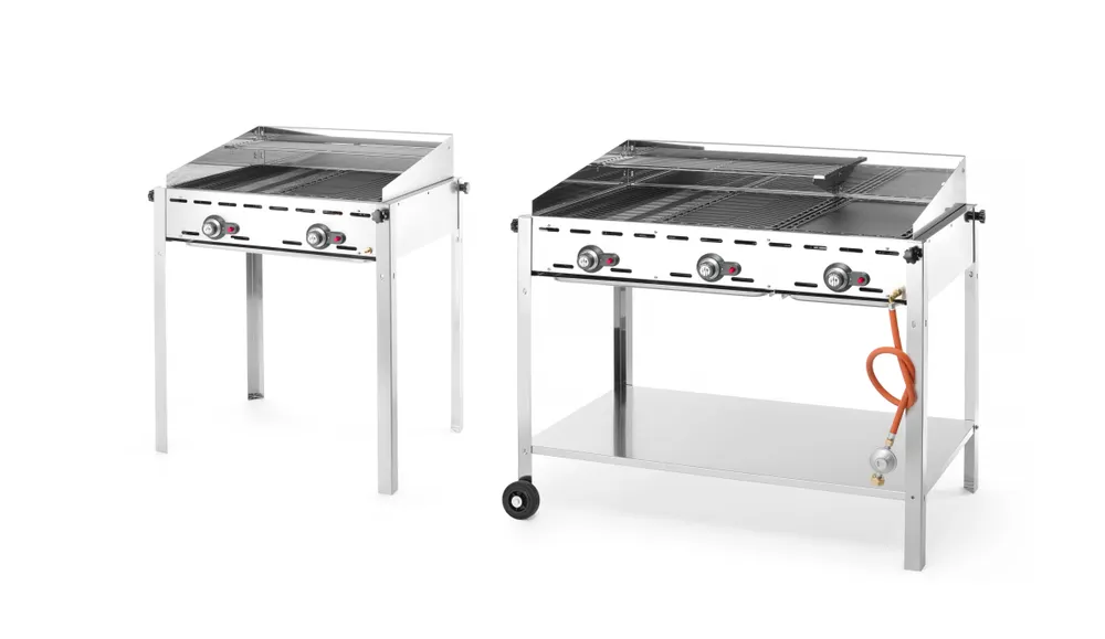 Vis Green Fire with 3 burners, HENDI, Profi Line, Equipped with a lower shelf and wheels., 17,4kW, 1078x612x(H)825mm, bilde 5