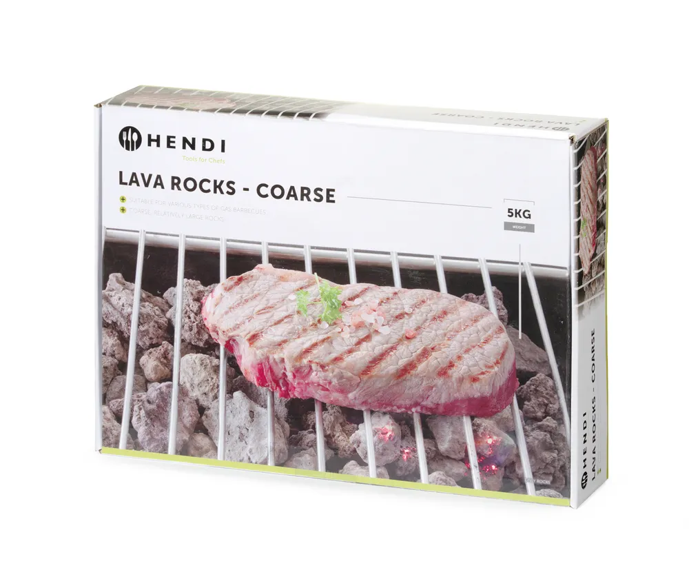 Lava rocks - coarse, HENDI, box, 300x415x(H)70mm