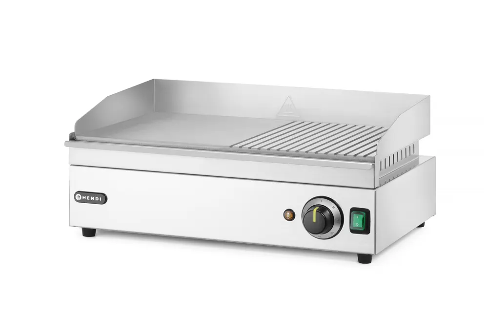 Vis Griddle half ribbed, HENDI, Kitchen Line, 230V/2400W, 527x404x(H)233mm, bilde 3