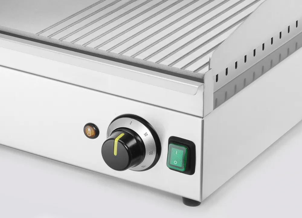 Vis Griddle 1/3 ribbed, HENDI, Kitchen Line, 230V/3500W, 697x474x(H)241mm, bilde 4