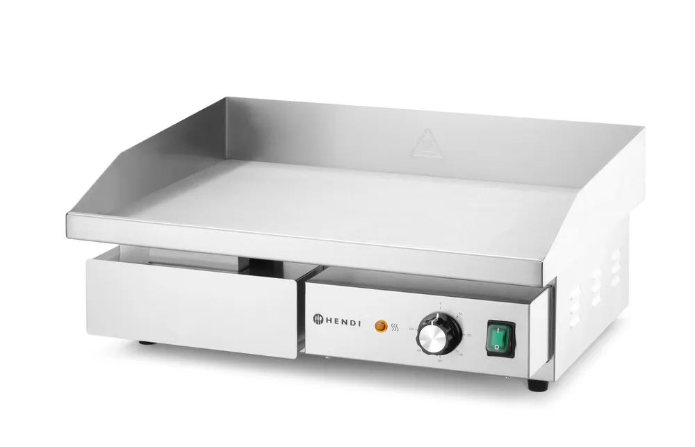 Vis Griddle, flat, HENDI, Budget Line, 230V/3000W, 550x430x(H)240mm, bilde 2