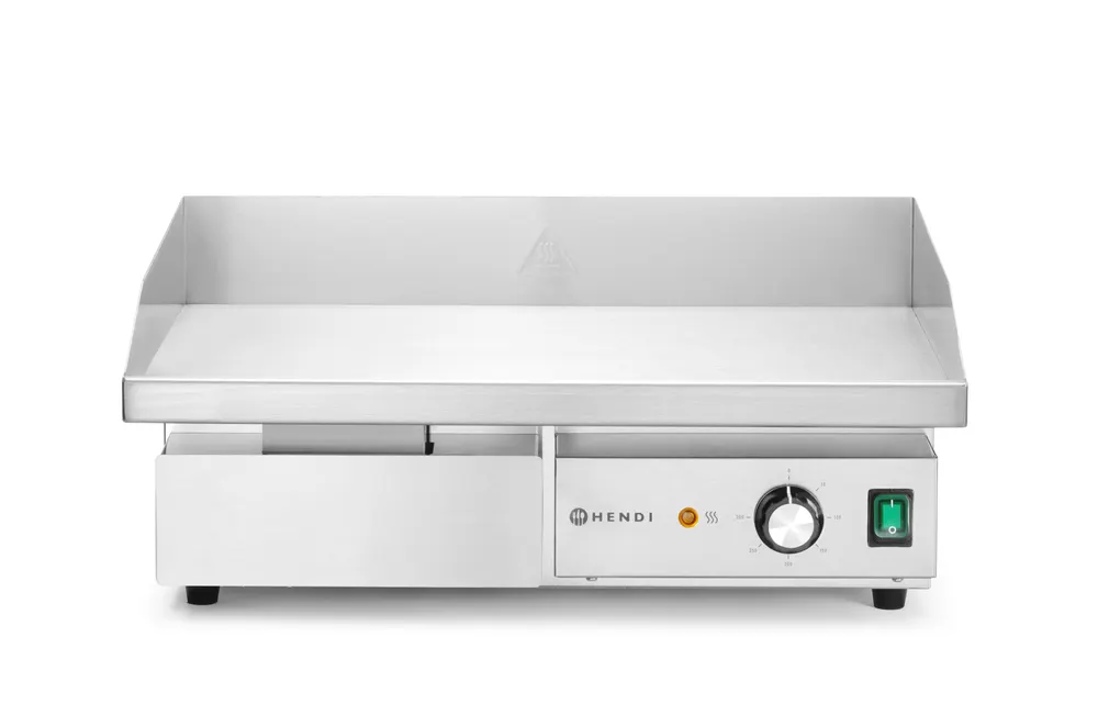 Griddle, flat, HENDI, Budget Line, 230V/3000W, 550x430x(H)240mm