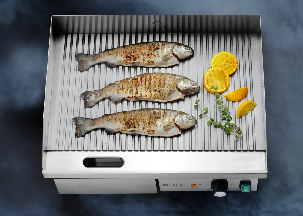 Vis Griddle, ribbed, HENDI, Budget Line, 230V/3000W, 550x430x(H)240mm, bilde 5