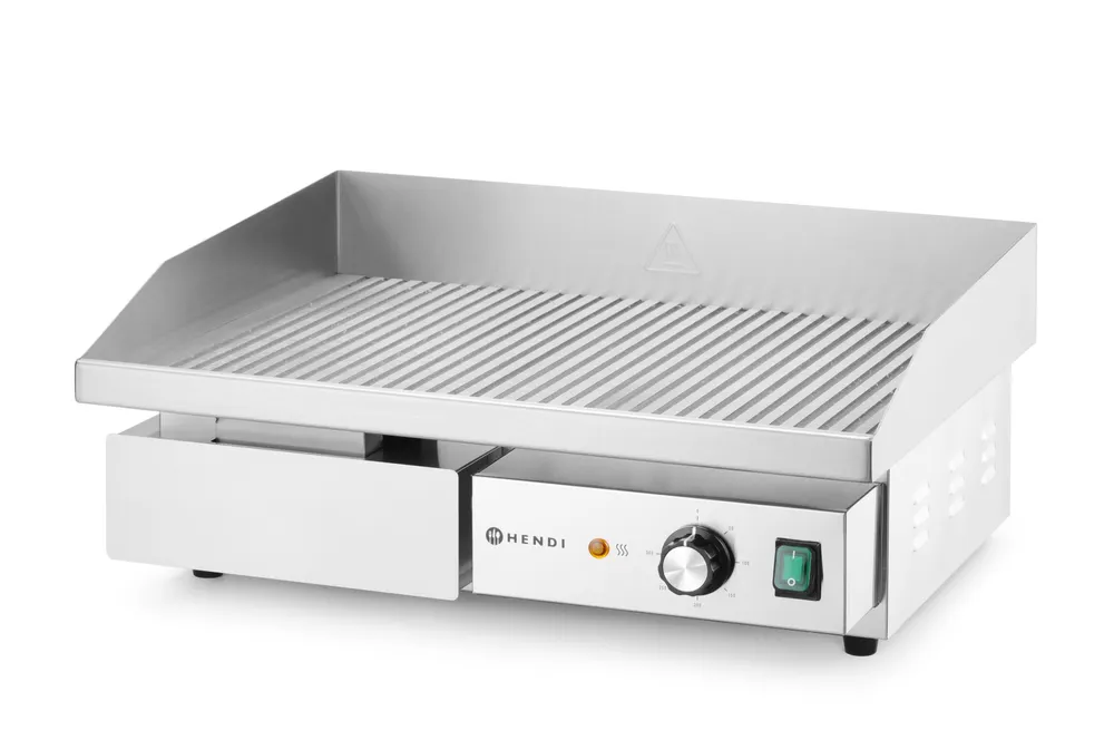 Vis Griddle, ribbed, HENDI, Budget Line, 230V/3000W, 550x430x(H)240mm, bilde 2