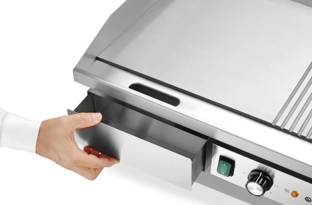 Vis Griddle, half flat, half ribbed, HENDI, Budget Line, 400V/4400W, 720x460x(H)241mm, bilde 4
