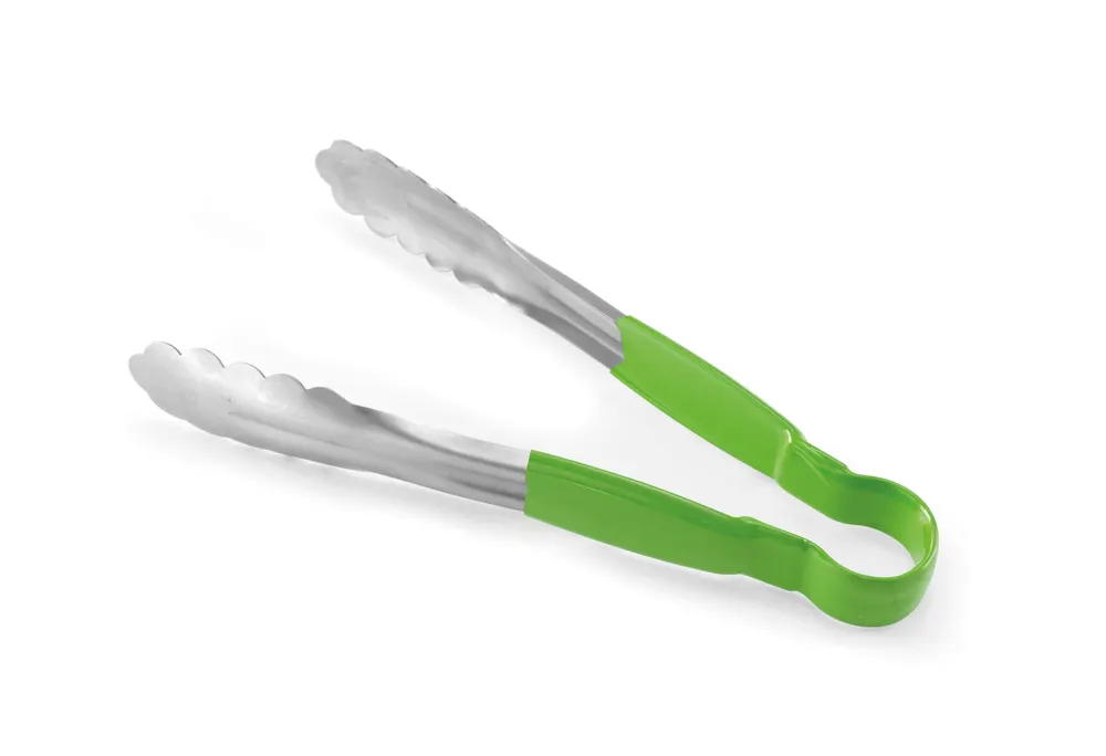 Serving tong HACCP 250 mm, HENDI, Green, (L)250mm
