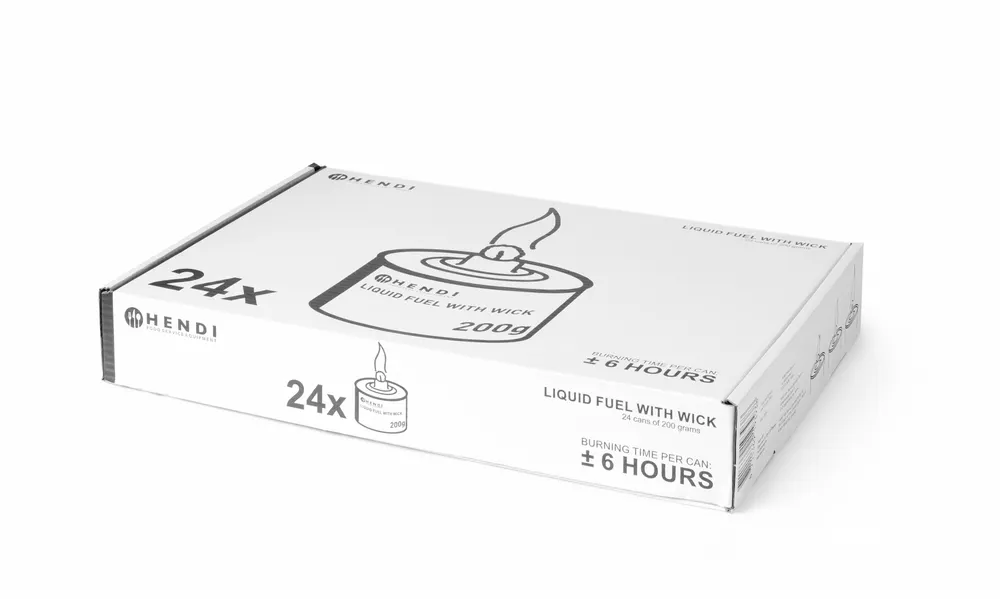 Vis Liquid fuel with wick, HENDI, burns ± 6 hours , 6 pcs, bilde 3