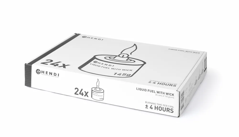 Liquid fuel with wick, HENDI, burns ± 6 hours , 6 pcs
