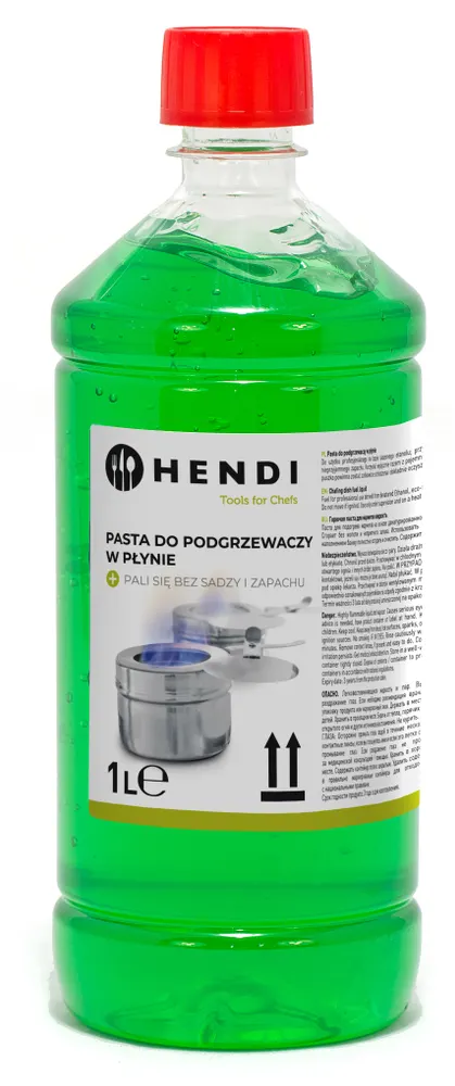 Chafing dish fuel bottle, HENDI, Transparent