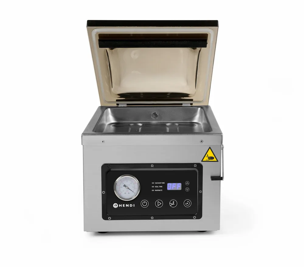 Vis Vacuum chamber packaging machine, HENDI, Profi Line, sealing strip 300 mm, 230V/950W, 367x425x(H)364mm, bilde 6