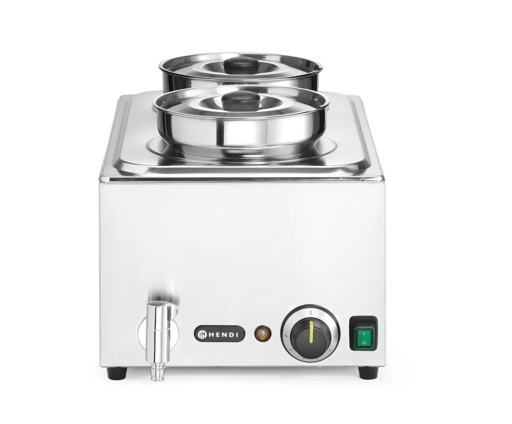 Set: Bain-marie Ranger + 2x 4L container with lid, HENDI, GN (H)150mm, 8L, 230V/1000W, 604x332x(H)315mm
