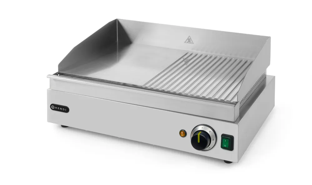 Vis Griddle half ribbed, HENDI, Profi Line, 230V/2400W, 527x404x(H)233mm, bilde 6