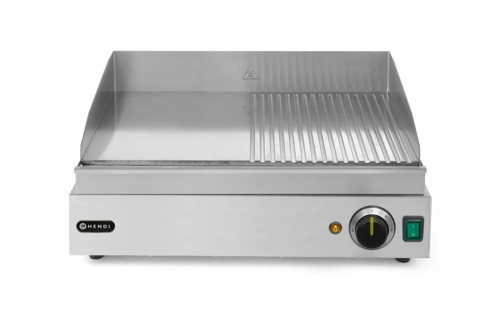 Vis Griddle half ribbed, HENDI, Profi Line, 230V/2400W, 527x404x(H)233mm, bilde 5