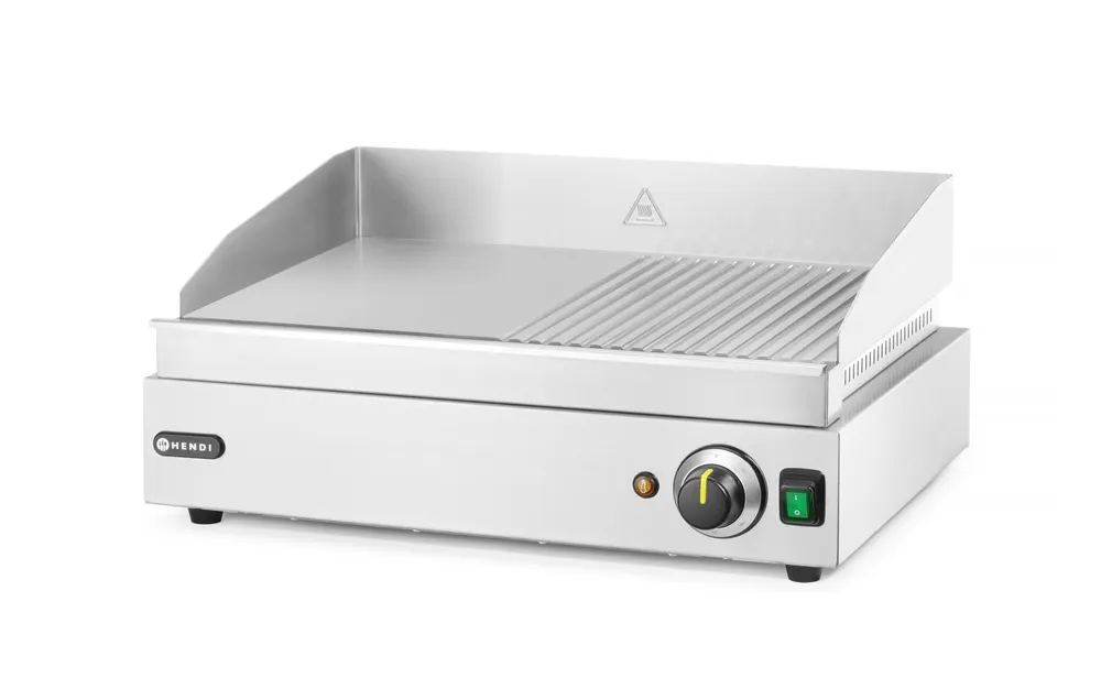 Vis Griddle half ribbed, HENDI, Profi Line, 230V/2400W, 527x404x(H)233mm, bilde 2
