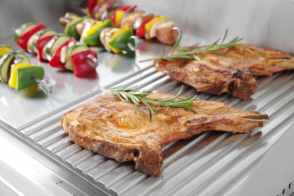 Vis Griddle half ribbed, HENDI, Profi Line, 230V/2400W, 527x404x(H)233mm, bilde 4