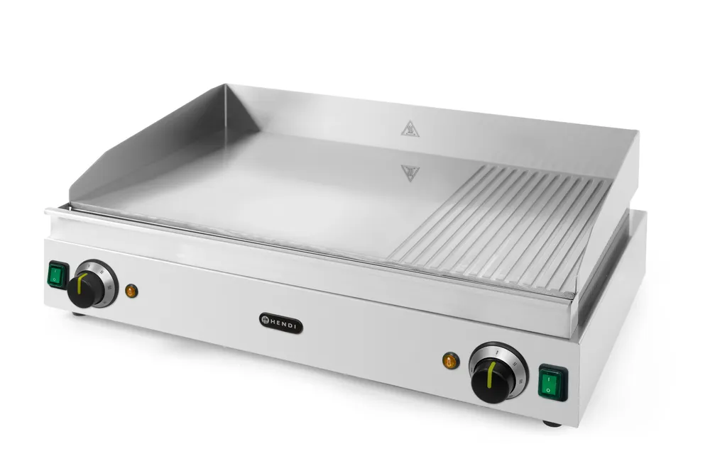 Vis Griddle 1/3 ribbed, HENDI, Profi Line, 230V/3500W, 697x474x(H)241mm, bilde 6