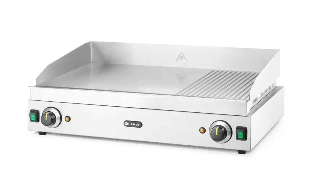 Vis Griddle 1/3 ribbed, HENDI, Profi Line, 230V/3500W, 697x474x(H)241mm, bilde 2