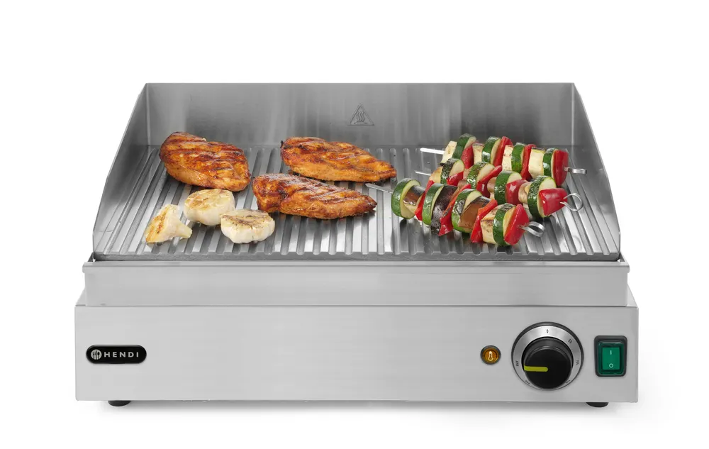 Vis Griddle, ribbed, HENDI, Profi Line, 230V/2400W, 527x404x(H)233mm, bilde 2