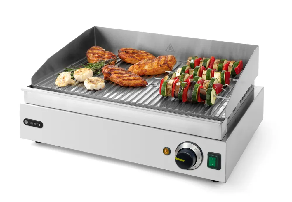 Vis Griddle, ribbed, HENDI, Profi Line, 230V/2400W, 527x404x(H)233mm, bilde 5