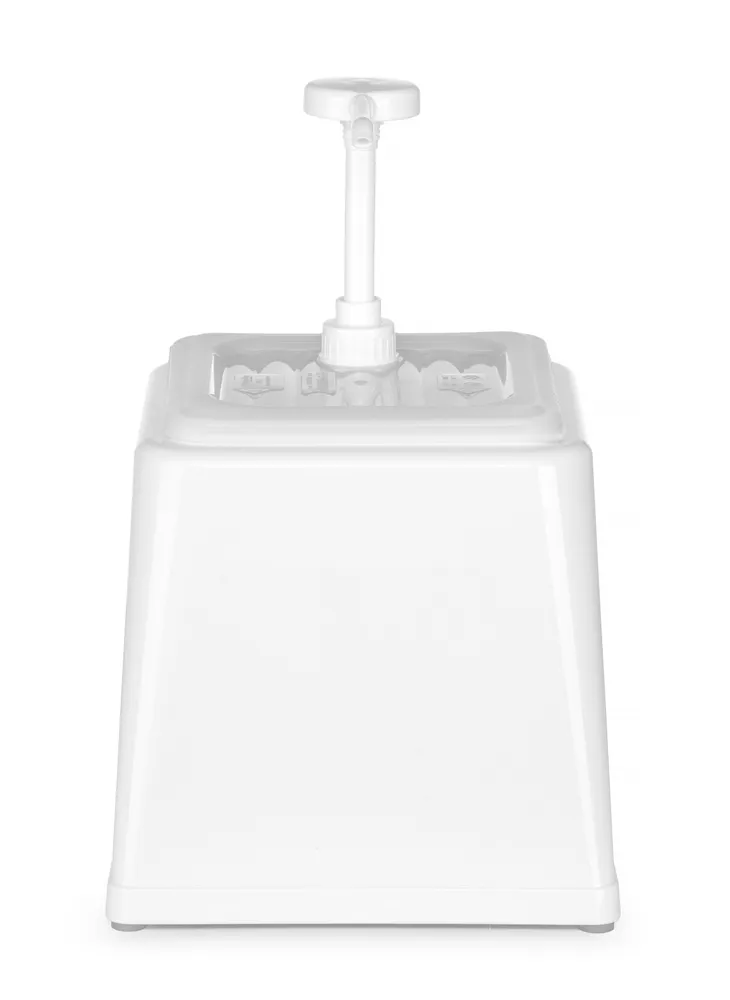 Vis Sauce dispenser with pump, HENDI, 2,5L, Yellow, 230x210x(H)327mm, bilde 5