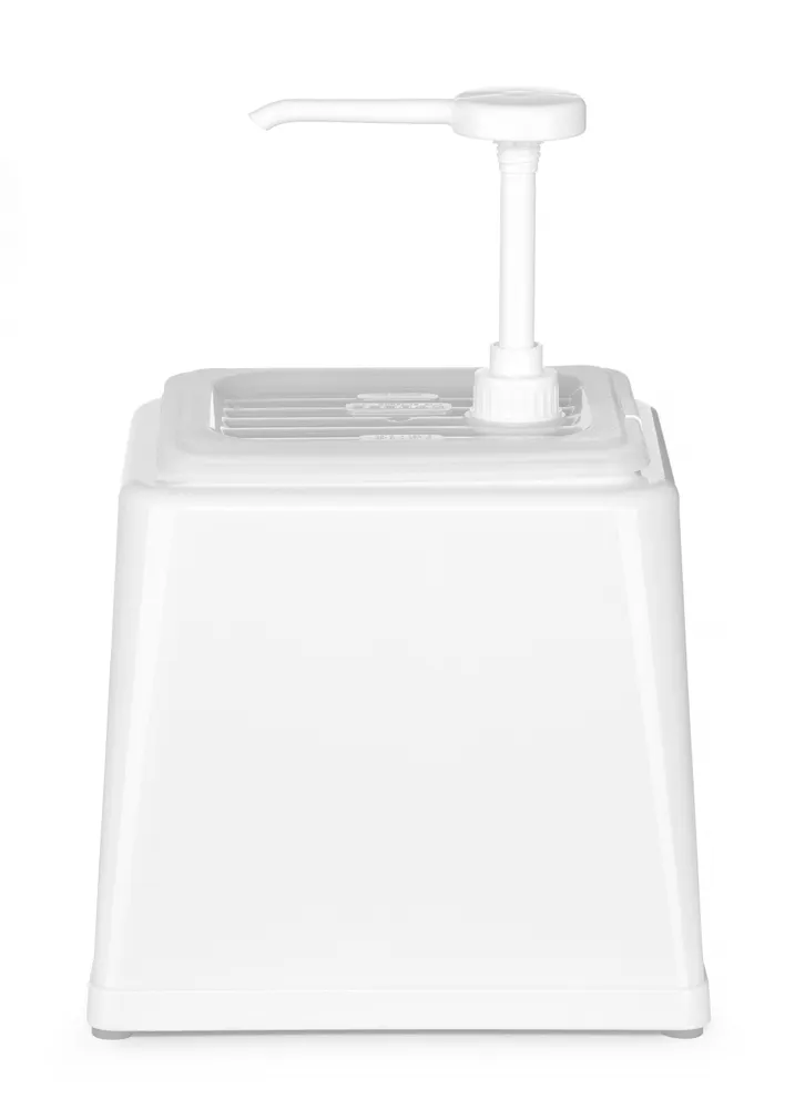 Vis Sauce dispenser with pump, HENDI, 2,5L, White, 230x210x(H)327mm, bilde 3