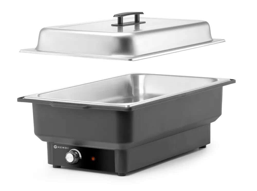 Vis Chafing dish electric Tellano, HENDI, Kitchen Line, GN 1/1, 9L, 230V/900W, 575x349x(H)278mm, bilde 11