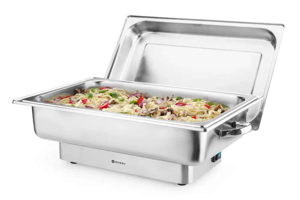 Vis Chafing dish electric Pollina, HENDI, Profi Line, 9L, Silver, 230V/900W, 587x440x(H)273mm, bilde 10