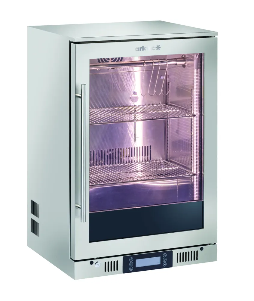 Dry aging cabinet, undercounter, Arktic, 138L, Silver, 230V/350W, 545x600x(H)900mm