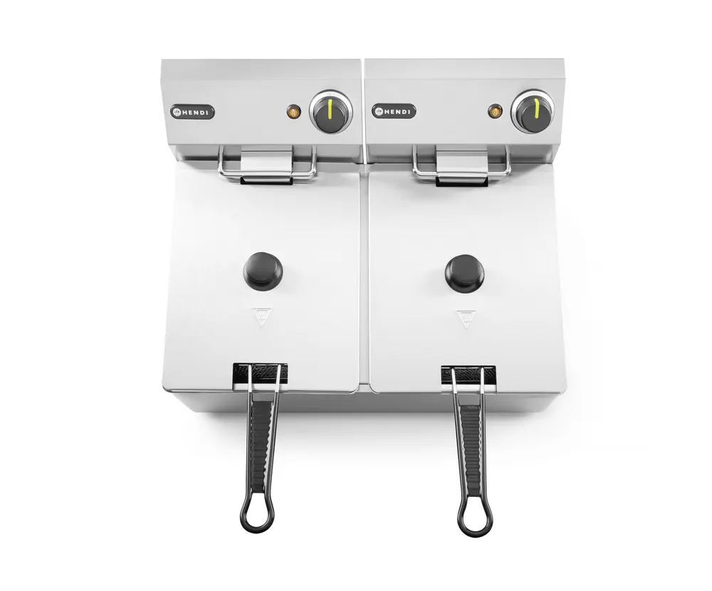 Vis Deep fryer Kitchen Line - 2x 8L, HENDI, Kitchen Line, 16L, 230V/7000W, 542x430x(H)351mm, bilde 5