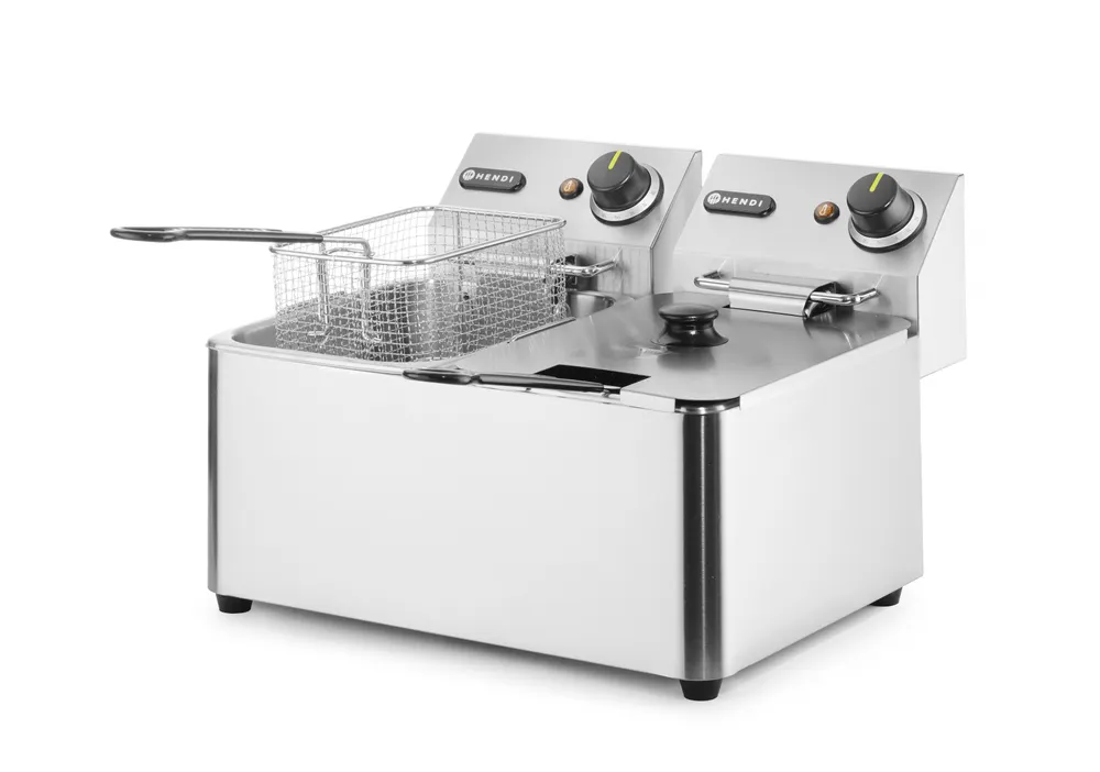 Vis Deep fryer 2x4 L, HENDI, Kitchen Line, 8L, 230V/6000W, 470x380x(H)315mm, bilde 3