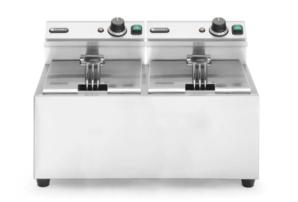 Vis Deep fryer Profi Line, 2 × 8 l, HENDI, Profi Line, 16L, 230V/7000W, 605x460x(H)369mm, bilde 6