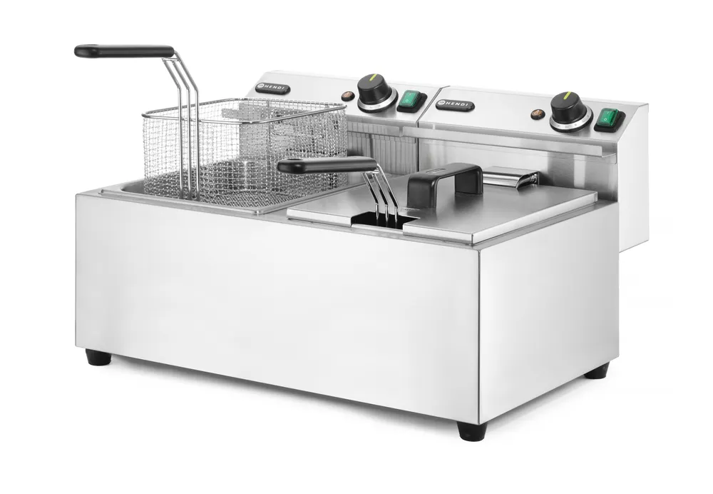 Vis Deep fryer Profi Line, 2 × 8 l, HENDI, Profi Line, 16L, 230V/7000W, 605x460x(H)369mm, bilde 2