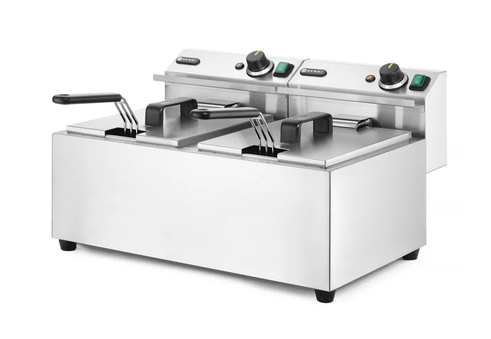 Vis Deep fryer Profi Line, 2 × 8 l, HENDI, Profi Line, 16L, 230V/7000W, 605x460x(H)369mm, bilde 3