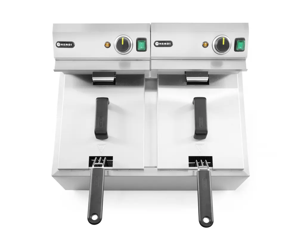 Vis Deep fryer Profi Line, 2 × 8 l, HENDI, Profi Line, 16L, 230V/7000W, 605x460x(H)369mm, bilde 4