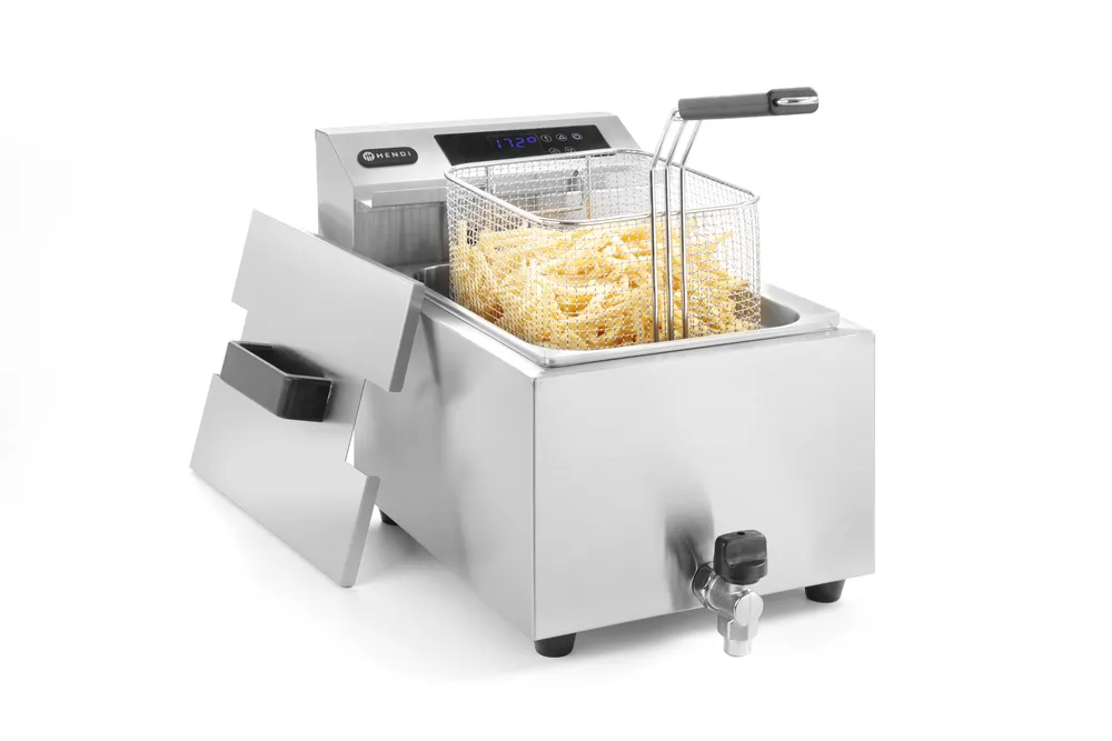 Vis Deep fryer with drain tap digital - 8 l, HENDI, Profi Line, 8L, 230V/3500W, 305x515x(H)345mm, bilde 2