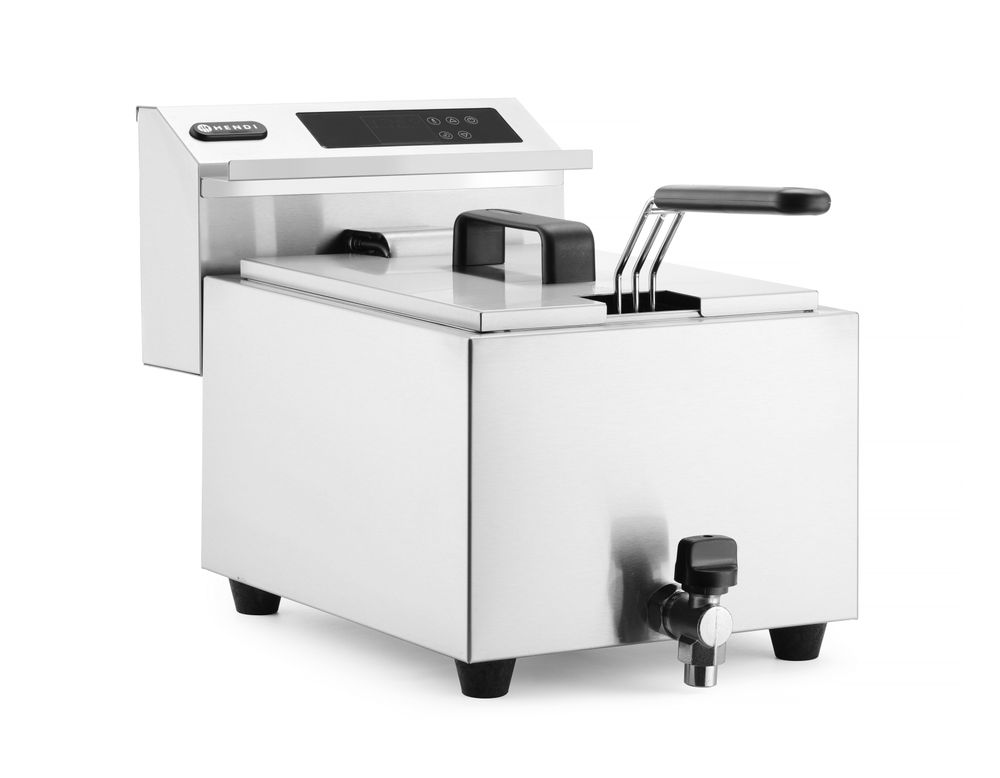 Vis Deep fryer with drain tap digital - 8 l, HENDI, Profi Line, 8L, 230V/3500W, 305x515x(H)345mm, bilde 5
