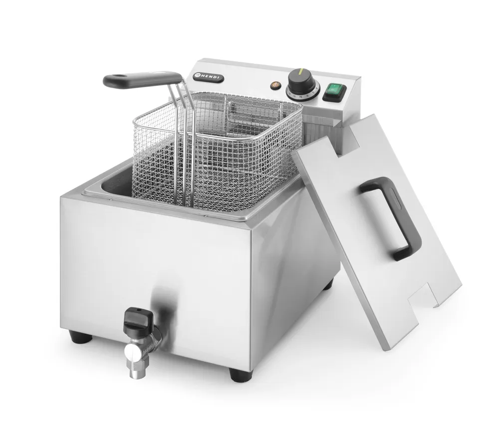 Vis Deep fryer Profi Line with drain tap, 8 l, HENDI, Profi Line, 8L, Light grey, 230V/3500W, 305x515x(H)354mm, bilde 4